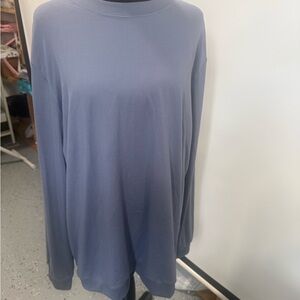 SKIMS Men's Slate Long Sleeve Tee